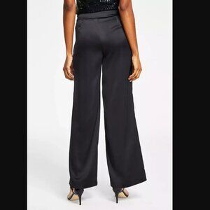 ANNE KLEIN Montreal Satin Wide Leg Pants